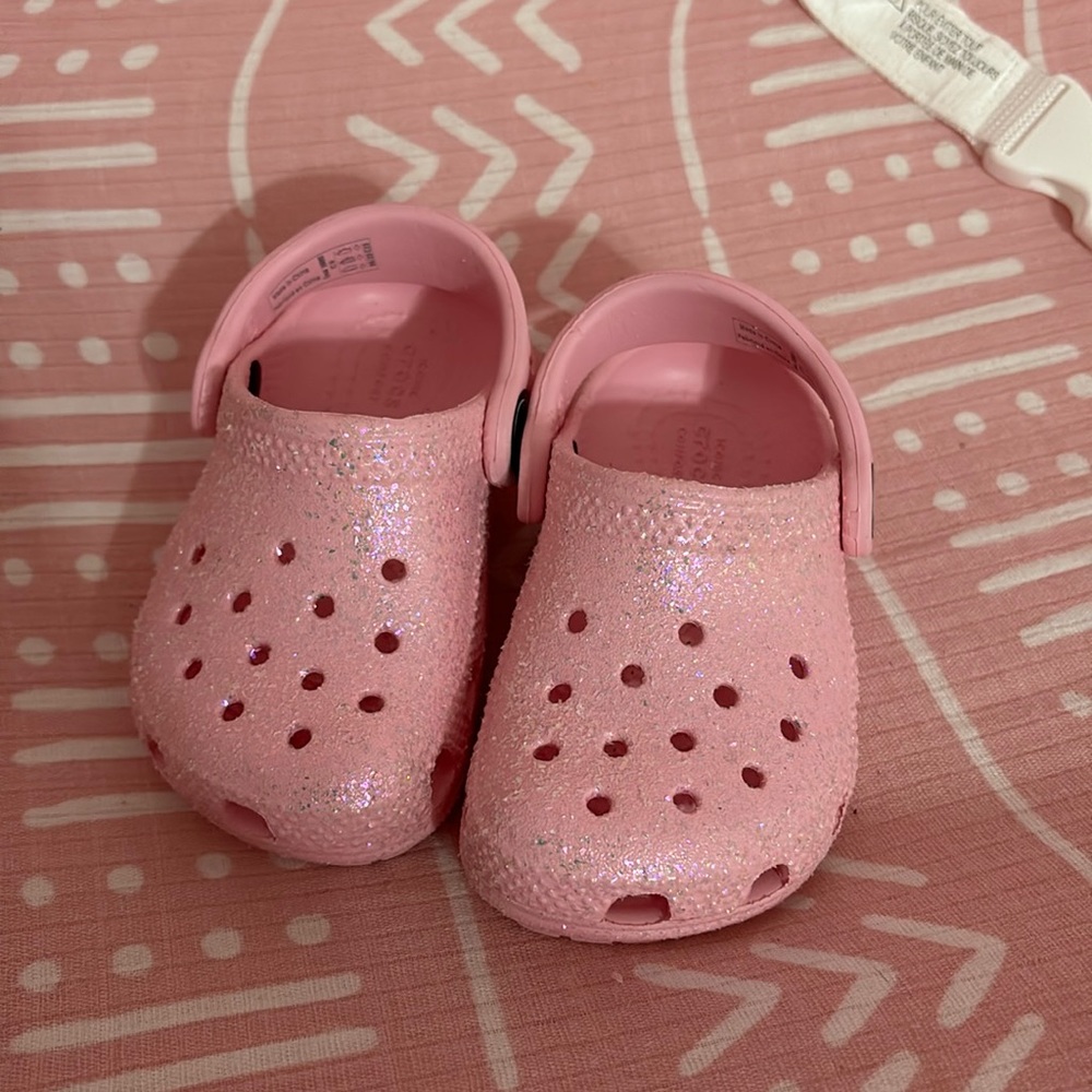 Glitter Crocs 5